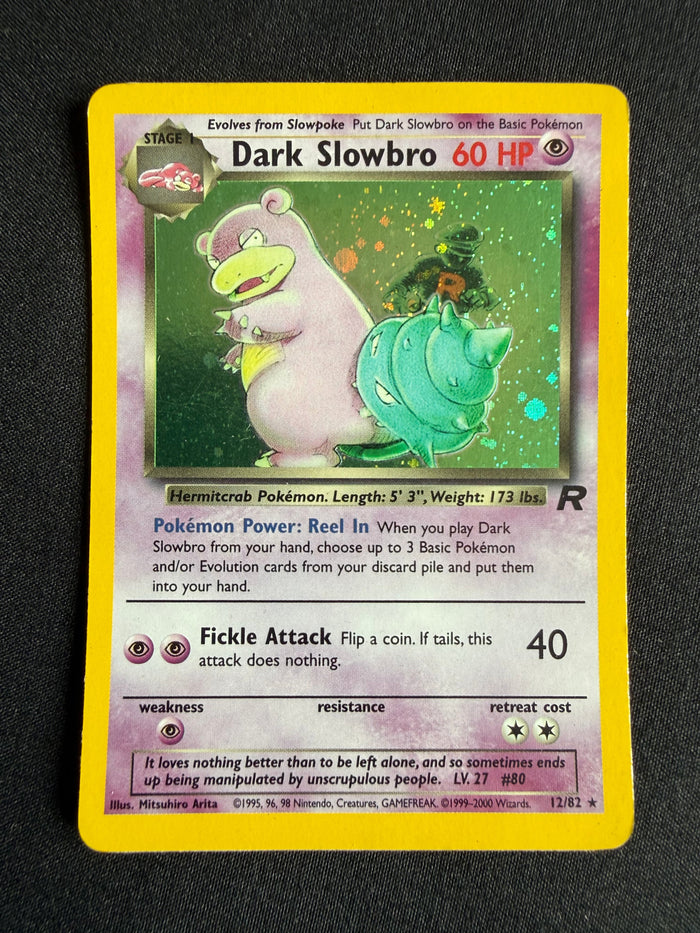 Pokémon TCG: Dark Slowbro (12/82) Holo Rare — Team Rocket