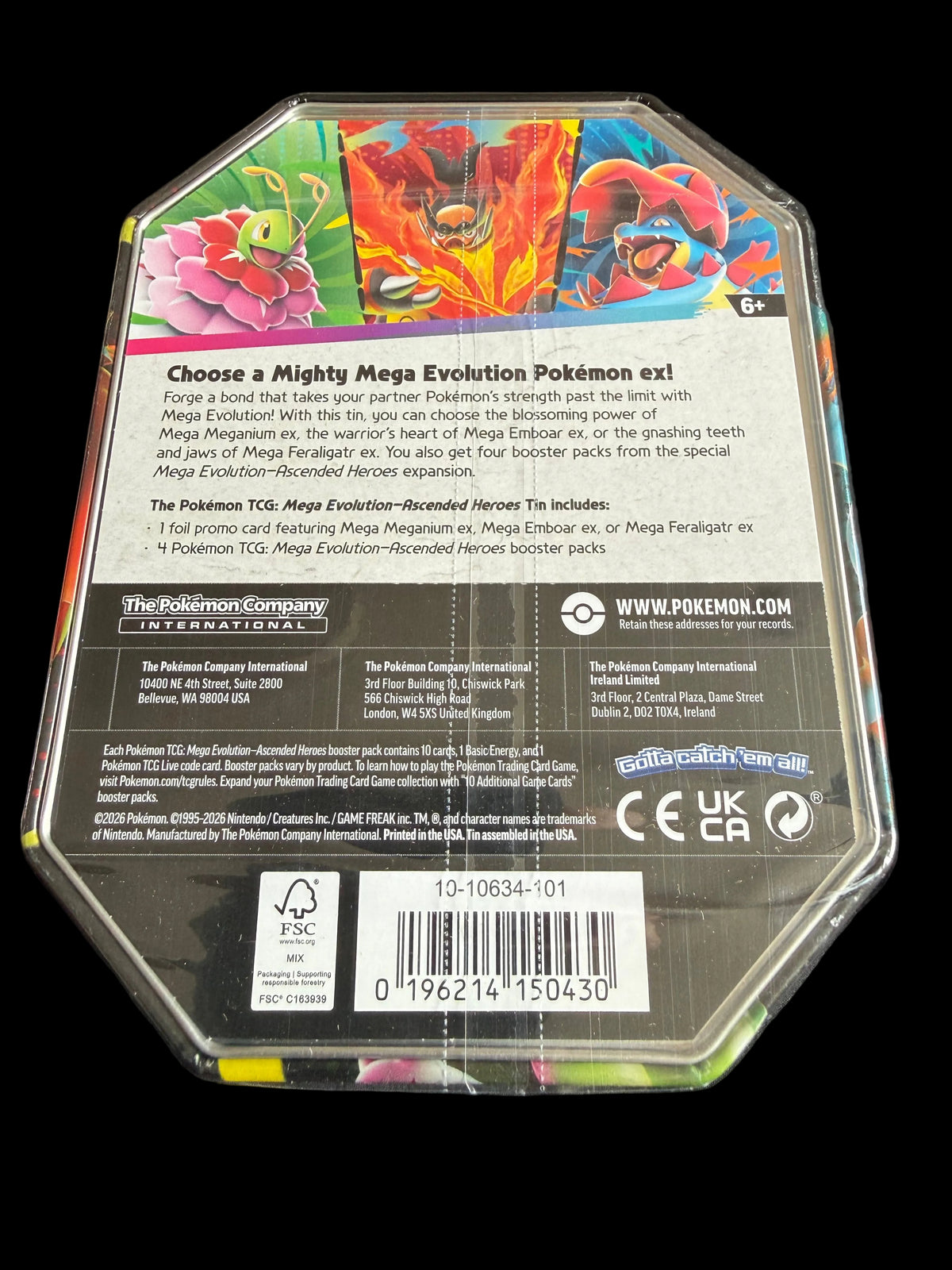 Pokémon TCG: Mega Evolution — Ascended Heroes Tin - Loot Vault