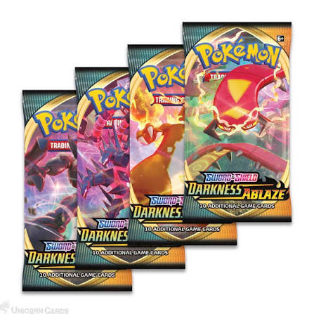 Pokémon TCG: Darkness Ablaze English Booster Pack (Out of Print)