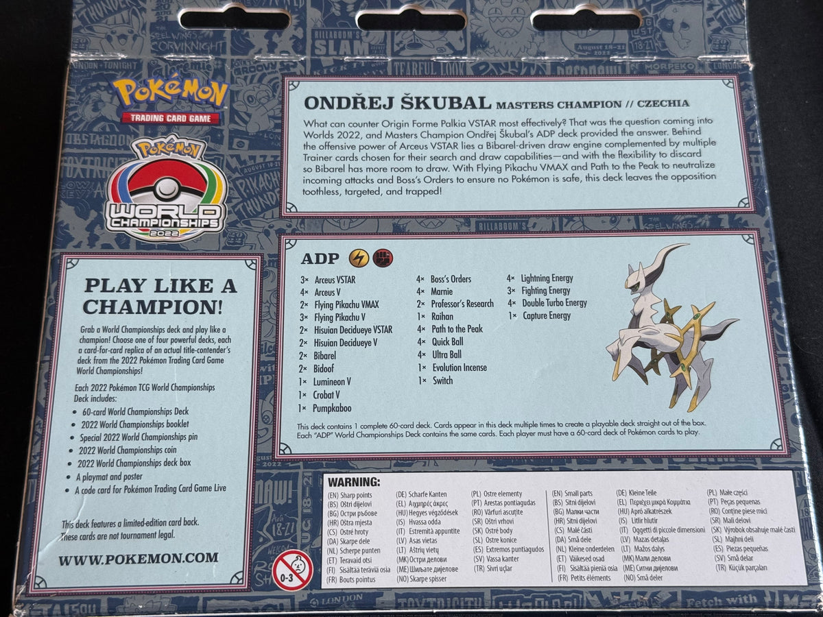 Pokémon TCG: 2022 World Championships Deck — "ADP" (Ondřej Škubal) - Loot Vault